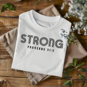 Sterk voor mannen en vrouwen Christelijk T-shirt