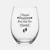 sterk wijnglas zonder voet (Voorkant)