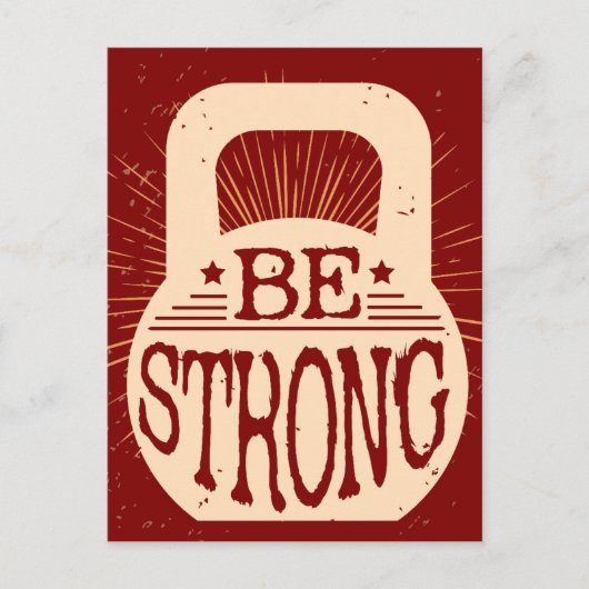 Sterk zijn briefkaart (Voorkant)