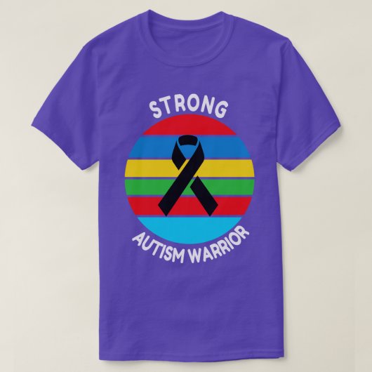 Sterke autisme Warrior T-shirt (Design voorkant)
