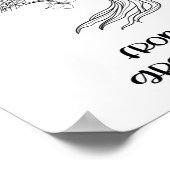 Sterke bomen, positieve beeldschermheid, kleur uw poster (Hoek)