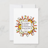 Sterke Brave Fearless - Bijbelversies (Voorkant)