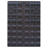 Sterke bruine ijzeren deur klembord (Achterkant)