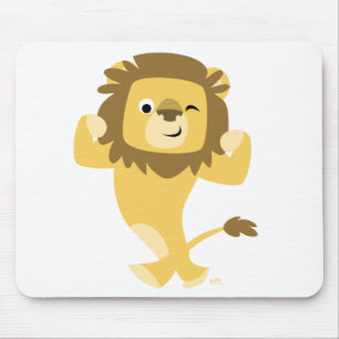 Sterke Cartoon Lion mousepad Muismat