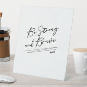 Sterke Christelijke bijbelscripts Reclamebord Met Voetstuk (Insitu)