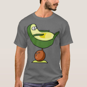 Sterke core Avocado Acro Yoga T-shirt