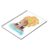 Sterke en mooie dame notitieboek (Linkerzijde)