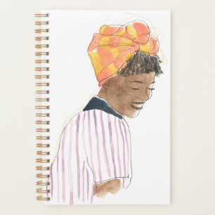 Sterke en mooie damesglimlach planner