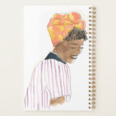 Sterke en mooie damesglimlach planner (Achterkant)