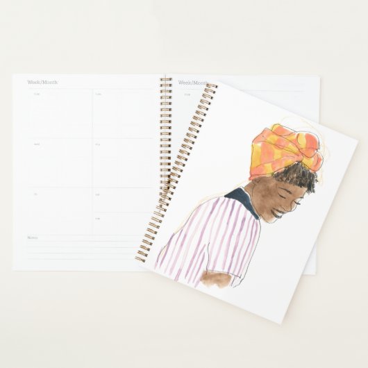 Sterke en mooie damesglimlach planner (Display)