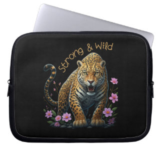 Sterke en wilde Jaguar Soul Laptop Sleeve