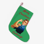 Sterke feminist Thunder_Cove  Kleine Kerstsok (Voorkant (Hangend))