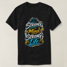Sterke Geest Sterk Leven Fitness Motivatie Ontwerp