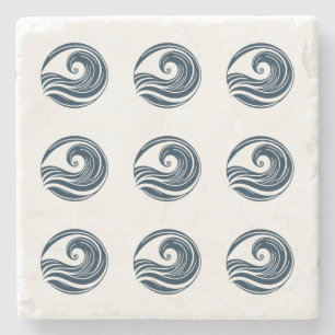 sterke golf stenen onderzetter