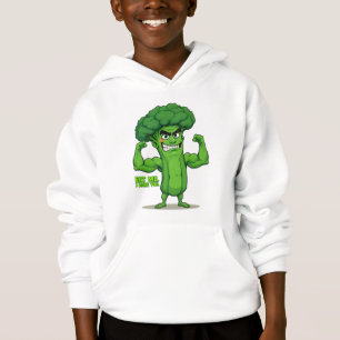 Sterke Groenten Club-Flexing Broccoli Grappige Car