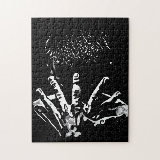 Sterke handoppuzzel legpuzzel (Verticaal)