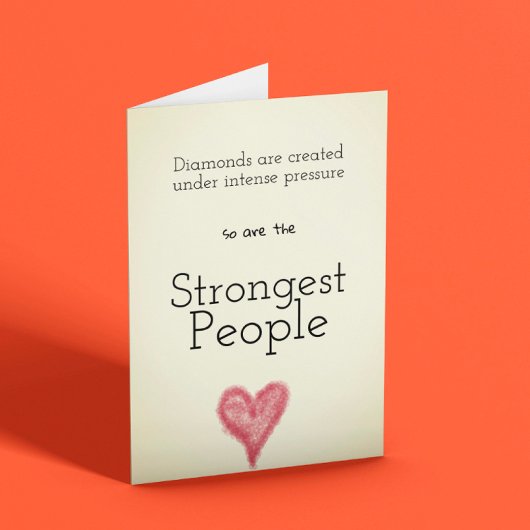 Sterke Inspirerend bevorderende kaart voor mensen