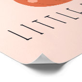 Sterke kleine pompoen, kinderkanker. poster (Hoek)