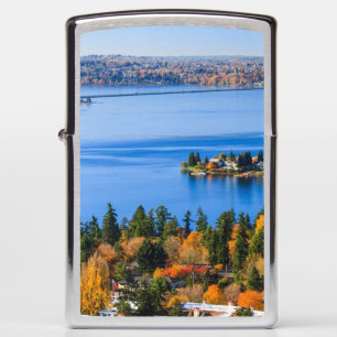 Sterke kleuren van de herfst in Bellevue