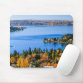 Sterke kleuren van de herfst in Bellevue Muismat (Met muis)