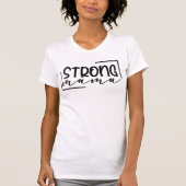 Sterke mama en Moederdag T-shirt (Voorkant)
