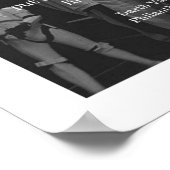 Sterke mensen zetten anderen niet neer en tillen h poster (Hoek)