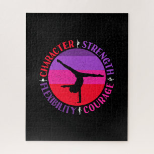 Sterke moed voor meisjes Gymnastiek Legpuzzel