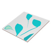 Sterke muntblades keramische Tegel Tegeltje (Zijkant)