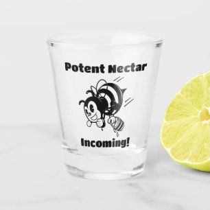Sterke nectar komt binnen! Busy Bee Buckets Cartoo Shot Glas