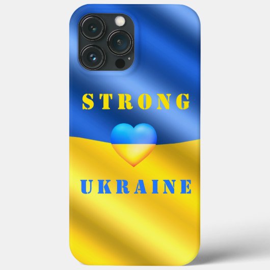 Sterke Oekraïne iPhone Case - Vrijheid (Achterkant)