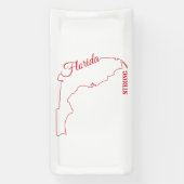 sterke orkaan van florida spandoek (Verticaal)