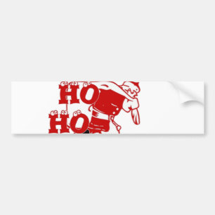 Sterke Santa Ho Ho Ho Collectie Bumpersticker