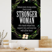 Sterke soldaat sterker poster (Keuken)