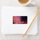 Sterke sterren Ruimte Galaxy Pattern Buitengarter  Etiket (Insitu)