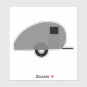 STERKE STICKER-DECAL VAN DE VERTRAILER VAN DE KAPI STICKER (Vel)