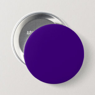 Sterke Violet 400080 Kleur - Voeg een naam optie Ronde Button 7,6 Cm