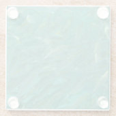 Sterke visschok glazen onderzetter (Achterkant)