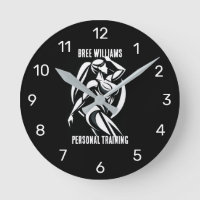 Sterke vrouw fitness persoonlijke training minimal