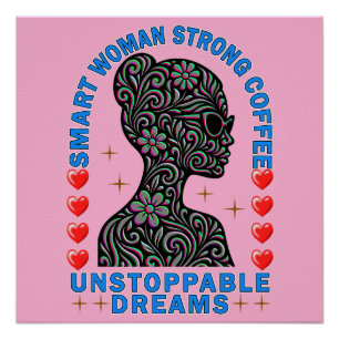 sterke vrouw perfect poster