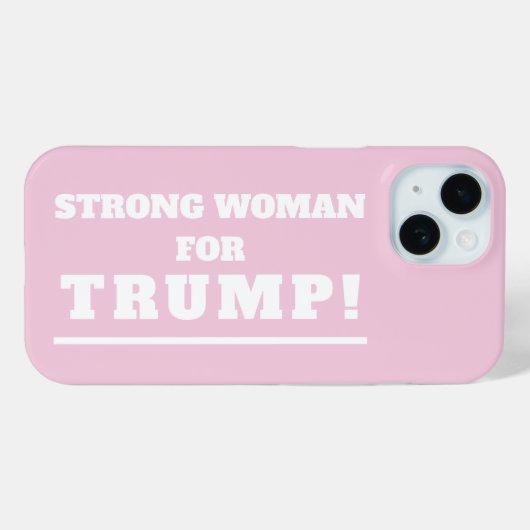 Sterke vrouw voor Trump Case-Mate iPhone Case (Achterkant (horizontaal))