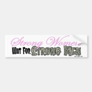 Sterke vrouwelijke Bumpersticker