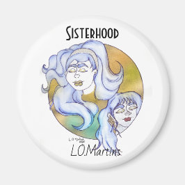 Sterke vrouwelijke Collectie Magnet - Sisterhood Magneet