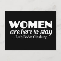 Sterke vrouwelijke Ruth Bader Ginsburg Feminist Qu