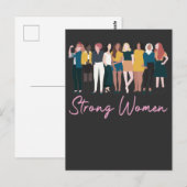 Sterke vrouwen die Vrouwen stimuleren Briefkaart (Voorkant / Achterkant)