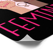 Sterke vrouwen intersectioneel feminist poster (Hoek)