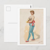 Sterke Vrouwen Series #25: Boxer  Briefkaart (Voorkant / Achterkant)