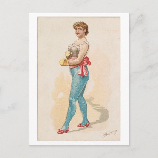 Sterke Vrouwen Series #25: Boxer  Briefkaart (Voorkant)