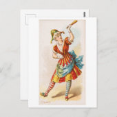 Sterke Vrouwen Series #28: Clown Briefkaart (Voorkant / Achterkant)