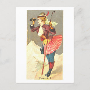 Sterke Vrouwen Series #32: Toeristische Vintage Briefkaart