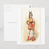 Sterke Vrouwen Series #34: Soldaat  Briefkaart (Voorkant / Achterkant)